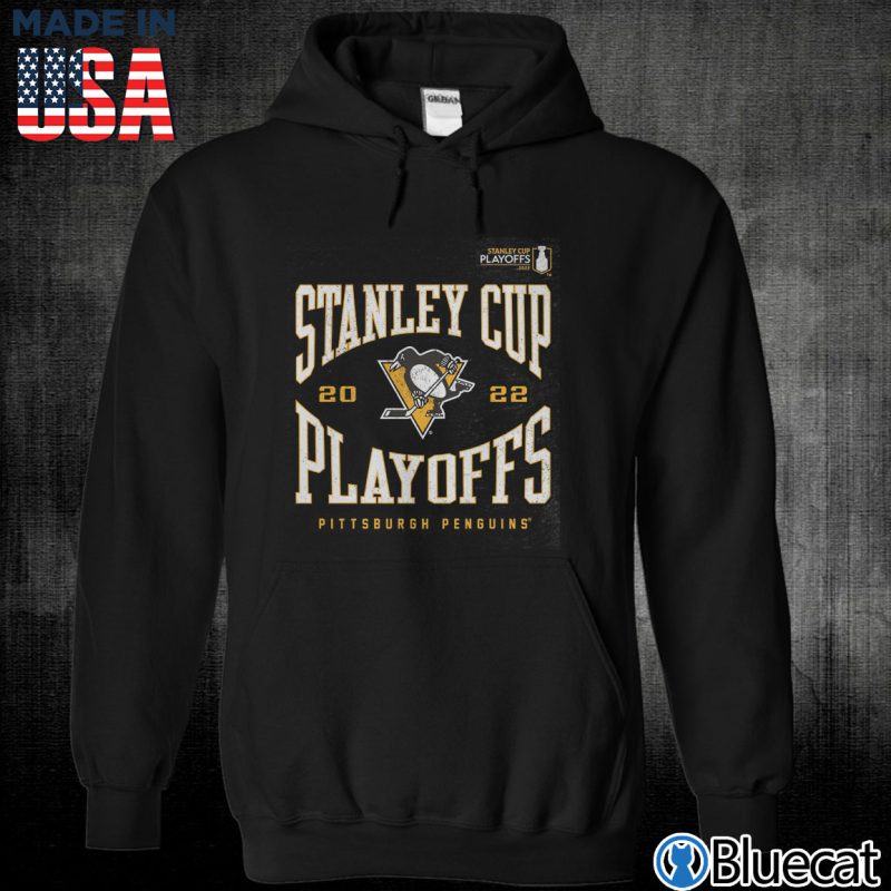 Black Unisex Hoodie Pittsburgh Penguins 2022 Stanley Cup Playoffs Wraparound T Shirt