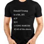 Donald Trump is a Rasist All of the above T shirt
