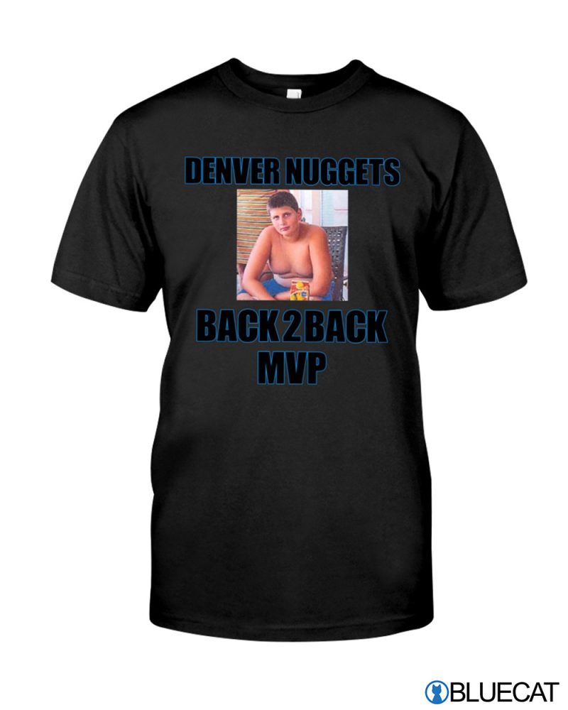 Jokic Denver Nuggets back2back mvp T shirt 1