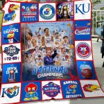 KU Jayhawks Jayhawks 2022 NCAA Mens Basketball National Champions Blanket
