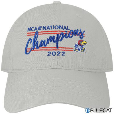 Kansas Champions National NCAA 2022 Embroidered Hat