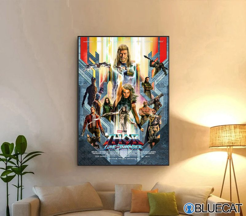 Marvel Thor Love And Thunder 4 Poster No Framed 1