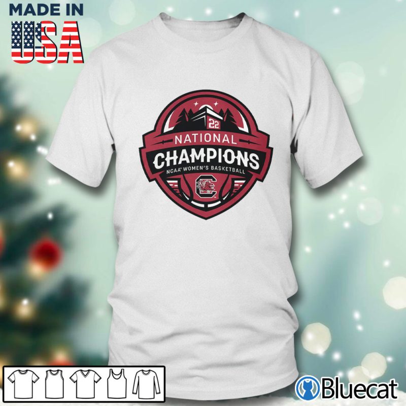 Men T shirt South Carolina Gamecocks 2022 NCAA Womens Basketball National Champions Buzzer T Shirt