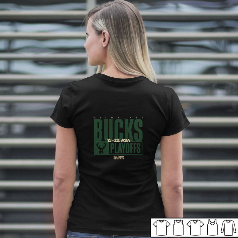 back w Milwaukee Bucks 2022 NBA Playoffs Dunk T Shirt