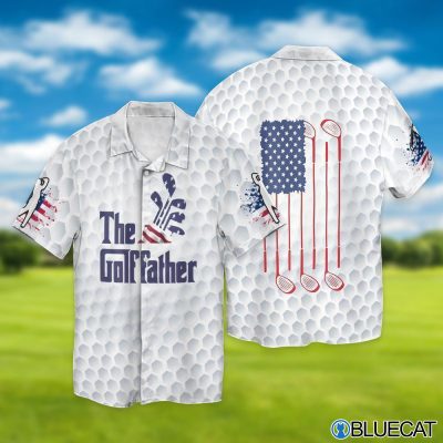 4th Of July Independence Day Fathers Day The Golffather Hawaiian Shirt