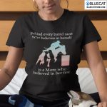 Behind Every Barrel Racer Who Believes In Herself Is A Mom Shirt