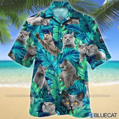 British Cat Hawaiian Shirts Summer Shirts