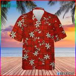 Elvis Presley Blue Red Color Unisex Hawaiian Shirt 1
