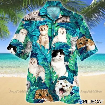 Scottish Fold Cat Hawaiian Shirts Summer Shirts
