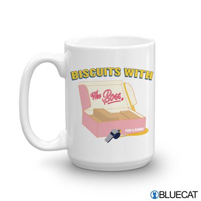 TED LASSO BISCUITS WITH THE BOSS WHITE MUG