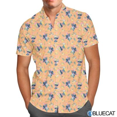 Tropical Stitch Cartoon Lilo And Stitch Disney Hawaiian Shirt