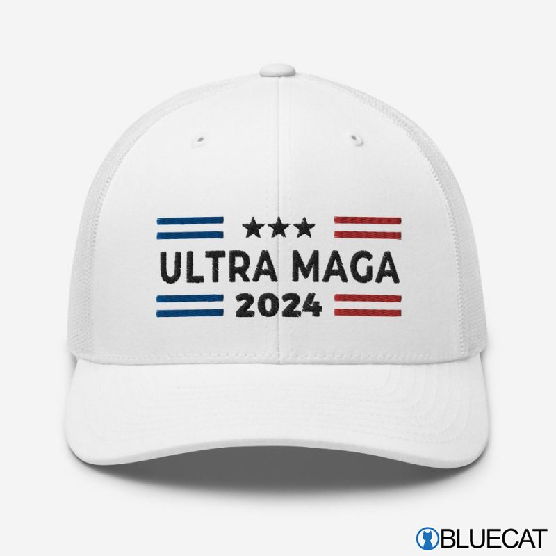 Ultra MAGA Trump 2024 Cap Embroidered Trucker Cap Donald Trump 2024 Hat 3