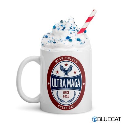 Ultra MAGA White glossy mug 1