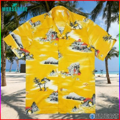 Yellow Once Upon a Time In Hollywood Summer Hawaiian, Hawaiian Shirt