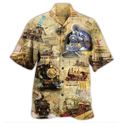Train Amazing Locomotive Limited Edition Best Fathers Day Gifts Hawaiian Shirt Men