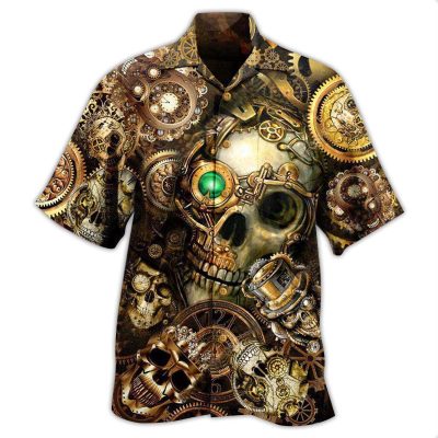 Skull Amazing Steampunk Limited Edition Best Fathers Day Gifts Hawaiian Shirt Men