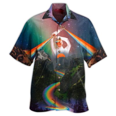 Rainbow What About Some Rainbow Edition Best Fathers Day Gifts Hawaiian Shirt Men