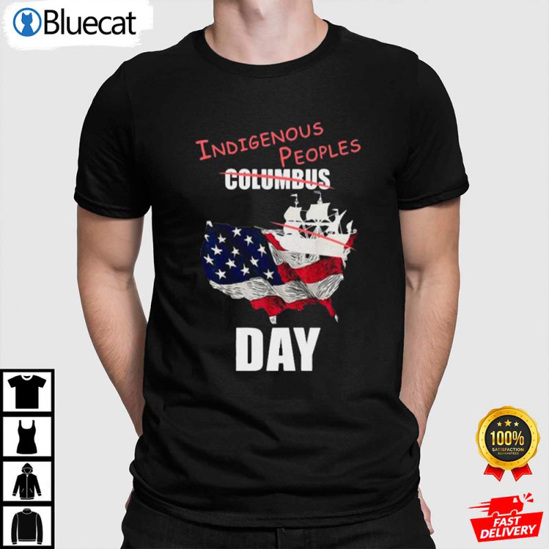 America Flag Indigenous Peoples Day Shirt