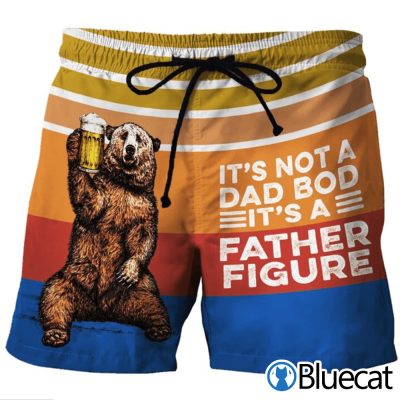 Bear Funny ItS Not A Dad Bod Beach Shorts