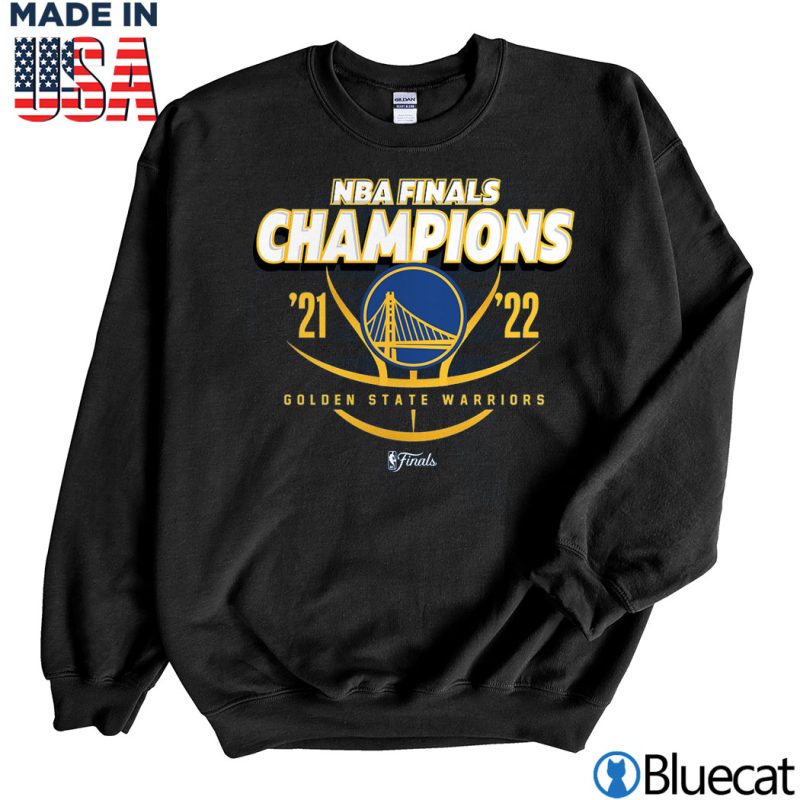 Black Sweatshirt Golden State Warriors Fanatics Branded 2022 NBA Finals Champions Lead the Change T Shirt