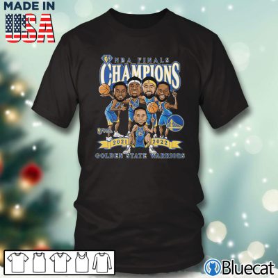 Golden State Warriors Fanatics Branded 2022 NBA Finals Champions Caricature T-Shirt