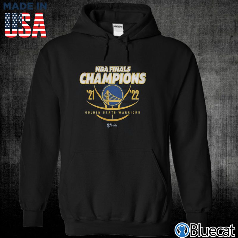 Black Unisex Hoodie Golden State Warriors Fanatics Branded 2022 NBA Finals Champions Lead the Change T Shirt