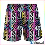 Colorful Geometric Tribal Pattern Print MenS Shorts 1