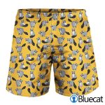 Cute Raccoon Pattern Print MenS Shorts
