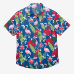 Flamingo Floral Chicago Cubs Hawaiian Shirt 1 59034417