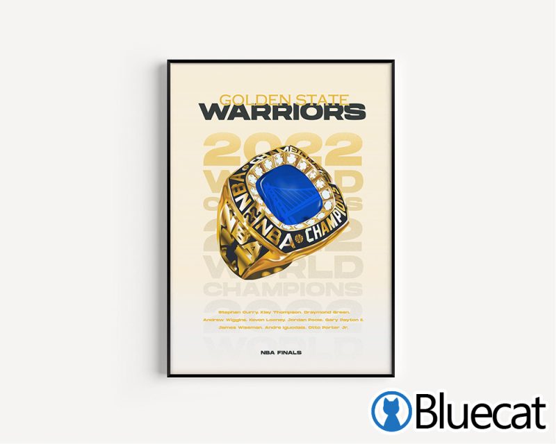 Golden State Warriors 2022 Champions Print Canvas 1