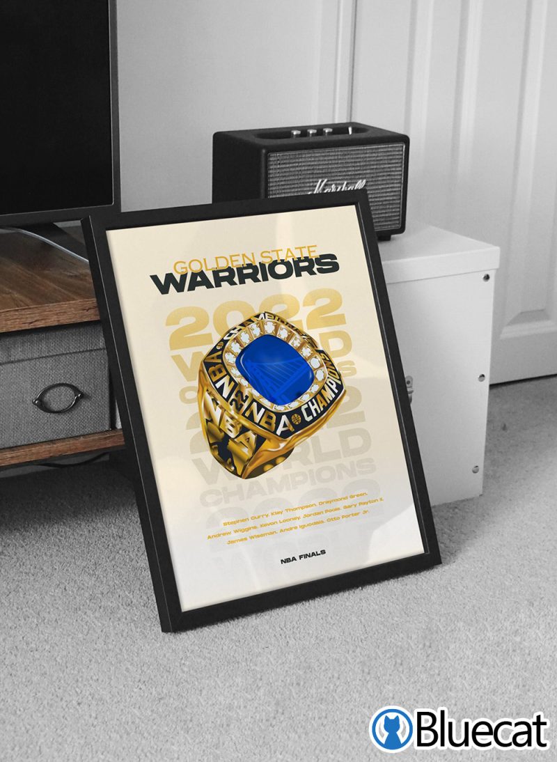 Golden State Warriors 2022 Champions Print Canvas 2