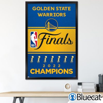Golden State Warriors 2022 NBA Finals Champions Poster Canvas 1