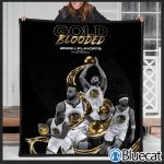 Golden State Warriors 2022 NBA Playoffs Gold Blooded Mantra Blanket