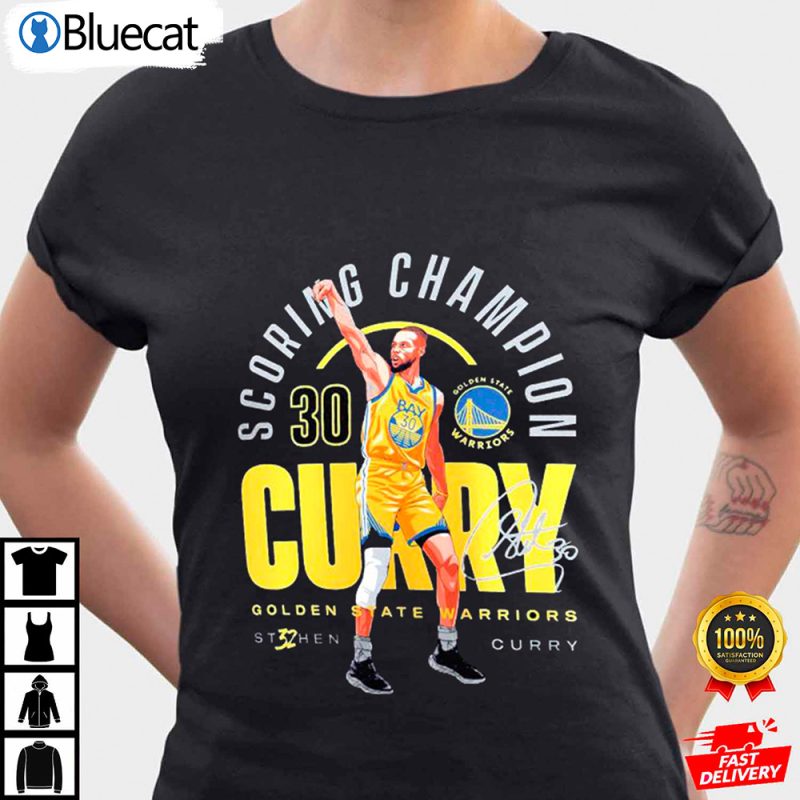 Golden State Warriors Nba Scoring Champion Stephen Curry T Shirt 1 25.95