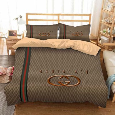 Gucci Luxury Duvet Cover and Pillow Case Bedding Set