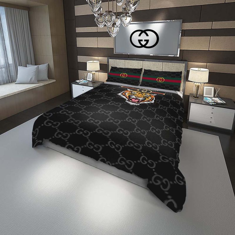 Gucci Tiger Luxury Duvet Cover and Pillow Case Bedding Set