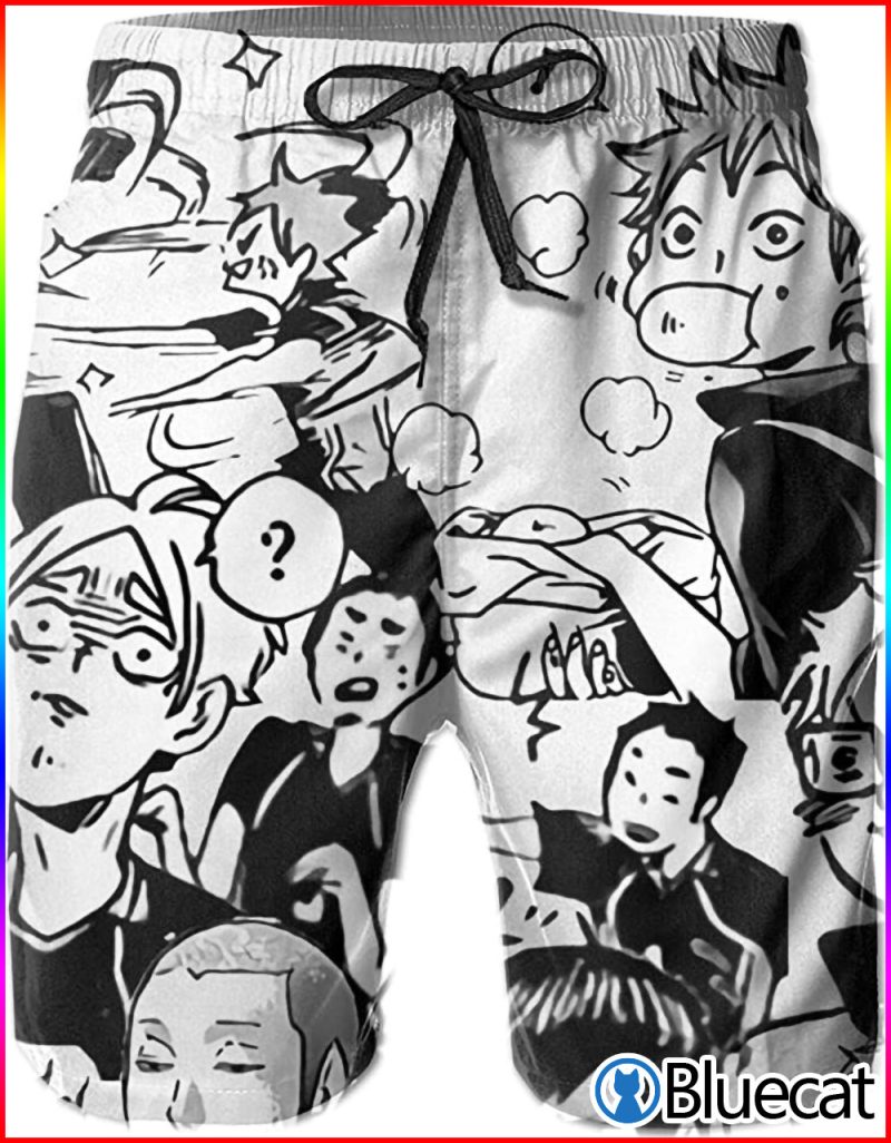 Haikyuu Swim Trunks Anime Printed Quick Dry Sku 68 Shorts 1
