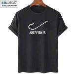 Just Fish It Fishing Addicted Hook Nike Inspired Unisex T Shirt