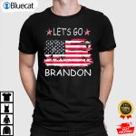 Lets Go Brandon Tee Conservative Anti Liberal US Flag Anti Biden Shirt