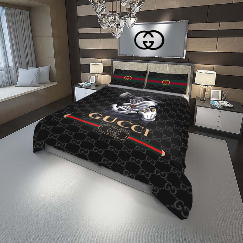 Looney Tunes Gucci Luxury Duvet Cover and Pillow Case Bedding Set