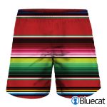 Mexican Serape Blanket Pattern Print MenS Shorts