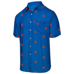 Mini Print Logo Button Up Royal New York Mets Hawaiian Shirt 1 25455173