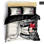 Minnies Chanel Can Of Pearls Gucci Luxury Duvet Cover and Pillow Case Bedding Set 600x593 1