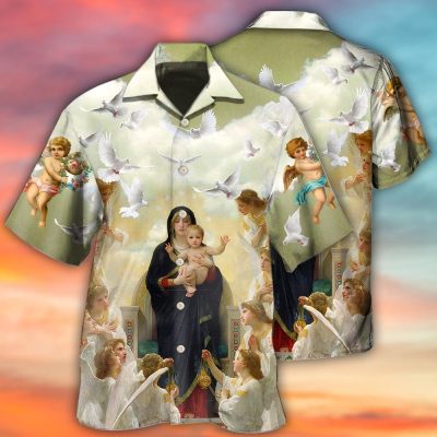 Mother Day Dove Peace Life Best Fathers Day Gifts Hawaiian Shirt Men