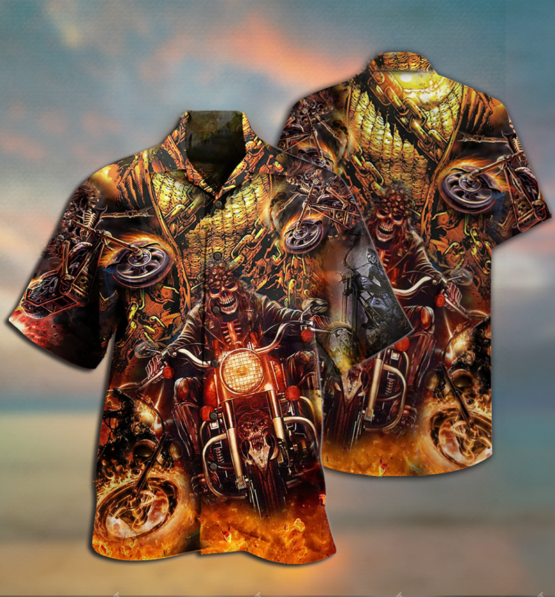 Motorcycle Skull Racing Fast Limited Best Fathers Day Gifts Hawaiian Shirt Men 2 20496254