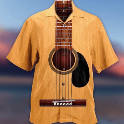 Music Guitar Basic Limited Edition Best Fathers Day Gifts Hawaiian Shirt Men