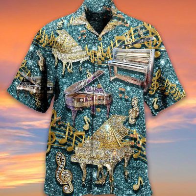 Music Love Diamond Limited Edition Best Fathers Day Gifts Hawaiian Shirt Men