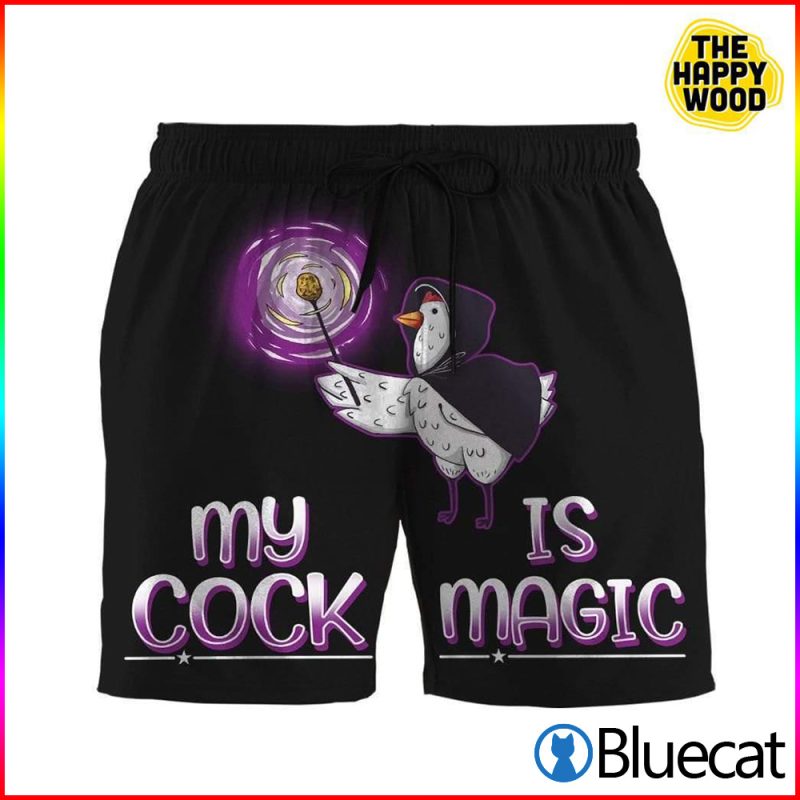 My Cock Is Magic 3D Beach Shorts 1