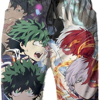 My Hero Academia Swim Trunks Anime Printed Quick Dry Sku 69 Shorts