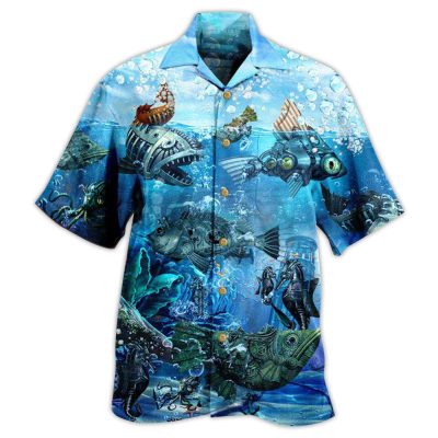 Ocean Undersea Steampunk Fish Edition Best Fathers Day Gifts Hawaiian Shirt Men 1 46881698